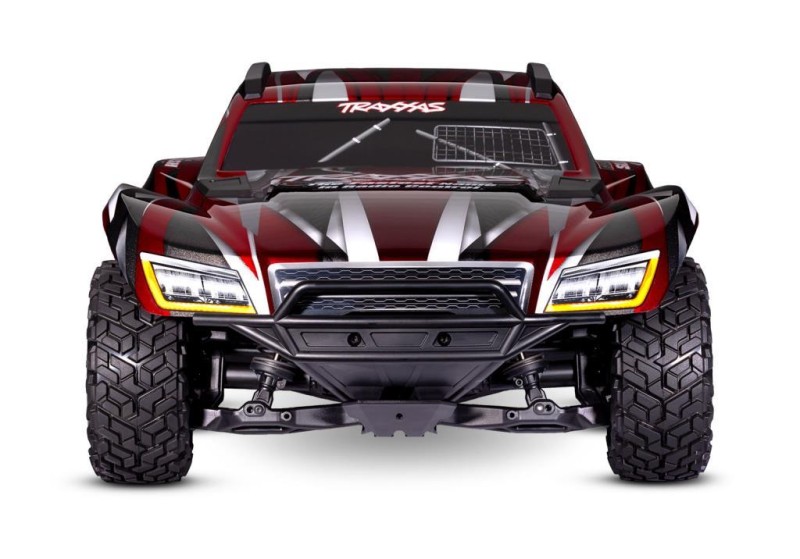 Traxxas Maxx Slash 6S 1/10 RTR 4X4 Brushless Short Course Truck w/TQi 2.4GHz Elektrikli Uzaktan Kumandalı Rc Model Araba & Link Module Kırmızı