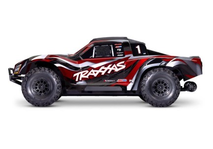 Traxxas Maxx Slash 6S 1/10 RTR 4X4 Brushless Short Course Truck w/TQi 2.4GHz Elektrikli Uzaktan Kumandalı Rc Model Araba & Link Module Kırmızı - Thumbnail