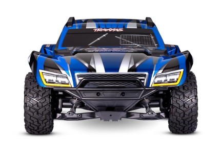 Traxxas Maxx Slash 6S 1/10 RTR 4X4 Brushless Short Course Truck w/TQi 2.4GHz Elektrikli Uzaktan Kumandalı Rc Model Araba & Link Module Mavi - Thumbnail