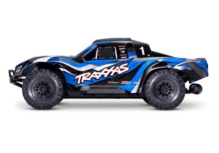 Traxxas Maxx Slash 6S 1/10 RTR 4X4 Brushless Short Course Truck w/TQi 2.4GHz Elektrikli Uzaktan Kumandalı Rc Model Araba & Link Module Mavi - Thumbnail