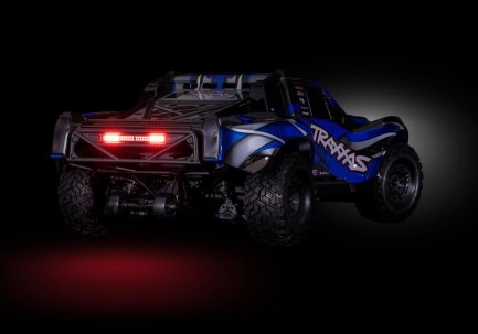 Traxxas Maxx Slash 6S 1/10 RTR 4X4 Brushless Short Course Truck w/TQi 2.4GHz Elektrikli Uzaktan Kumandalı Rc Model Araba & Link Module Mavi - Thumbnail