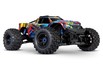 TRAXXAS - Traxxas Maxx WideMaxx 4X4 VXL 4WD Brushless RTR 1/10 Monster Truck TQi & TSM Elektrikli Rc Model Araba Rock N Roll (Genişletilmiş Yeni Versiyon)