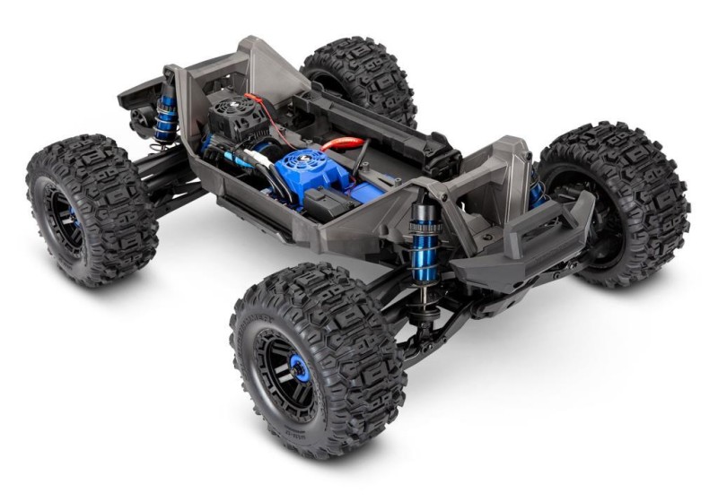 Traxxas Maxx WideMaxx 4X4 VXL 4WD Brushless RTR 1/10 Monster Truck TQi & TSM Elektrikli Rc Model Araba Kırmızı (Genişletilmiş Yeni Versiyon)