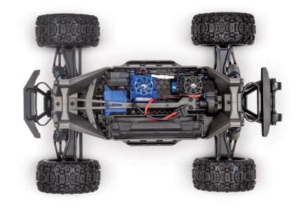 Traxxas Maxx WideMaxx 4X4 VXL 4WD Brushless RTR 1/10 Monster Truck TQi & TSM Elektrikli Rc Model Araba Kırmızı (Genişletilmiş Yeni Versiyon) - Thumbnail