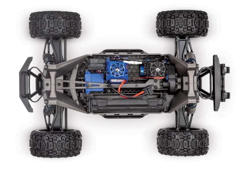 Traxxas Maxx WideMaxx 4X4 VXL 4WD Brushless RTR 1/10 Monster Truck TQi & TSM Elektrikli Rc Model Araba Kırmızı (Genişletilmiş Yeni Versiyon)