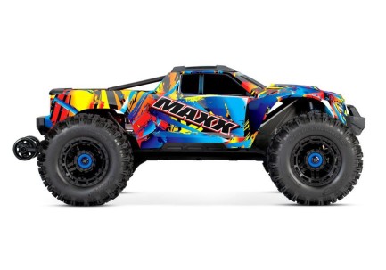 Traxxas Maxx WideMaxx 4X4 VXL 4WD Brushless RTR 1/10 Monster Truck TQi & TSM Elektrikli Rc Model Araba Rock N Roll (Genişletilmiş Yeni Versiyon) - Thumbnail