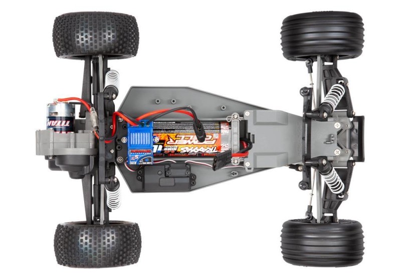 Traxxas Rustler 1/10 RTR Stadium Truck 2WD XL-5 ESC & TQ 2.4Ghz Elektrikli Rc Model Araba Kırmızı ( Batarya ve Şarj Aleti Dahil ) Yeni Versiyon