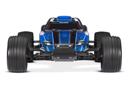 Traxxas Rustler 1/10 RTR Stadium Truck 2WD XL-5 ESC & TQ 2.4Ghz Elektrikli Rc Model Araba Mavi ( Batarya ve Şarj Aleti Dahil ) Yeni Versiyon - Thumbnail