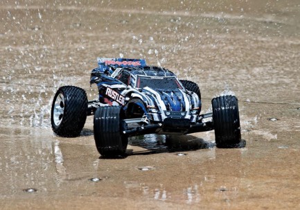 Traxxas Rustler 1/10 RTR Stadium Truck 2WD XL-5 ESC & TQ Elektrikli Rc Model Araba Mavi ( Batarya ve Şarj Aleti Dahil ) - Thumbnail