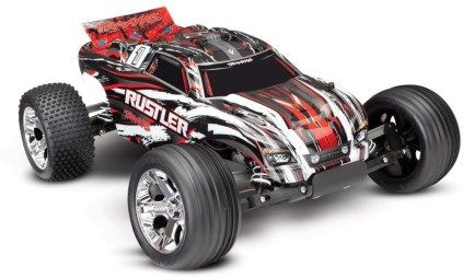 TRAXXAS - Traxxas Rustler 1/10 RTR Stadium Truck 2WD XL-5 ESC & TQ Elektrikli Rc Model Araba ( Batarya ve Şarj Aleti Dahil )