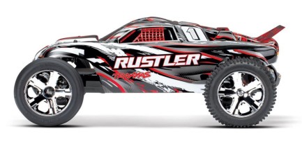 Traxxas Rustler 1/10 RTR Stadium Truck 2WD XL-5 ESC & TQ Elektrikli Rc Model Araba ( Batarya ve Şarj Aleti Dahil ) - Thumbnail