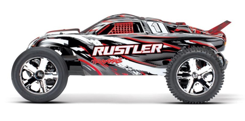 Traxxas Rustler 1/10 RTR Stadium Truck 2WD XL-5 ESC & TQ Elektrikli Rc Model Araba ( Batarya ve Şarj Aleti Dahil )