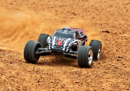 Traxxas Rustler 1/10 RTR Stadium Truck 2WD XL-5 ESC & TQ Elektrikli Rc Model Araba ( Batarya ve Şarj Aleti Dahil ) - Thumbnail