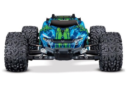 Traxxas Rustler 4X4 VXL Brushless RTR 1/10 TQi & TSM Elektrikli Rc Model Araba Yeşil - Thumbnail