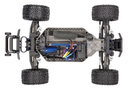 Traxxas Rustler 4X4 VXL Brushless RTR 1/10 TQi & TSM Elektrikli Rc Model Araba Yeşil - Thumbnail