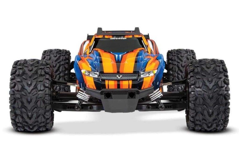 Traxxas Rustler 4X4 VXL Brushless RTR 1/10 TQi & TSM Elektrikli Rc Model Araba Turuncu