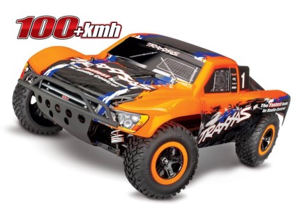 TRAXXAS - Traxxas Slash 4X4 VXL Short Course Brushless RTR 1/10 TQi & TSM Elektrikli Rc Model Araba Turuncu