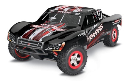 TRAXXAS - Traxxas Slash 4X4 1/16 4WD RTR Short Course Truck Mike Jenkins Edition TQ Elektrikli Rc Arazi Model Araba (Batarya ve Şarj Aleti Dahil )