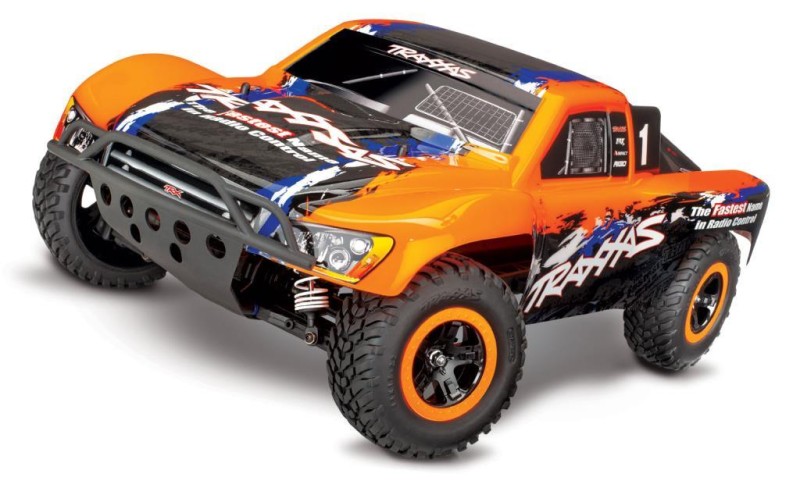 Traxxas Slash 4X4 VXL Short Course Brushless RTR 1/10 TQi & TSM Elektrikli Rc Model Araba Turuncu