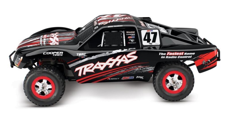 Traxxas Slash 4X4 1/16 4WD RTR Short Course Truck Mike Jenkins Edition TQ Elektrikli Rc Arazi Model Araba (Batarya ve Şarj Aleti Dahil )