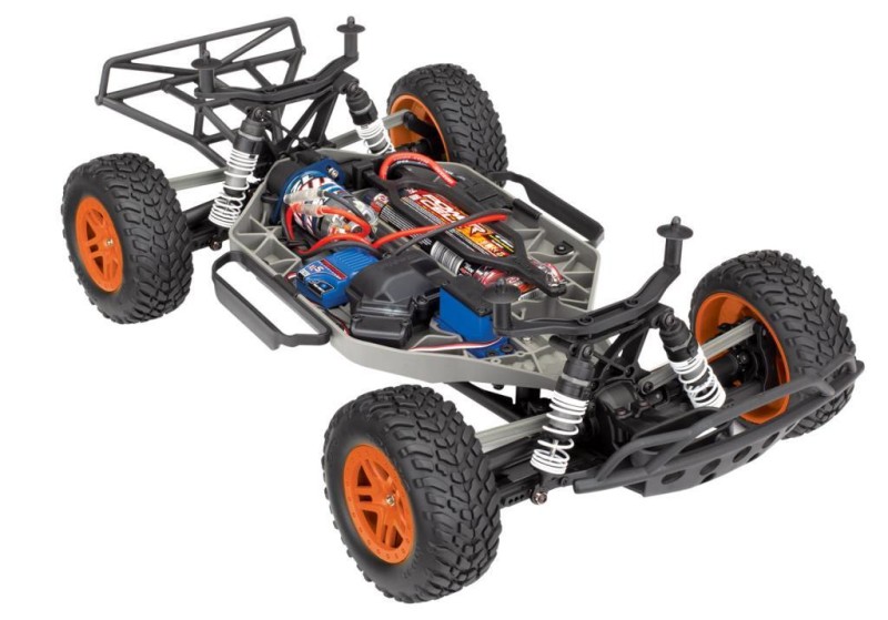 Traxxas Slash 4X4 RTR 4WD Brushed Short Course 1/10 TQ Elektrikli Rc Model Araba Turuncu ( Batarya ve Şarj Aleti Dahil )