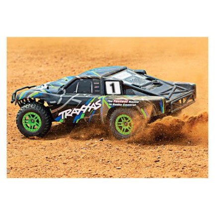 Traxxas Slash 4X4 RTR 4WD Brushed Short Course 1/10 TQ Elektrikli Rc Model Araba Yeşil ( Batarya ve Şarj Aleti Dahil ) - Thumbnail