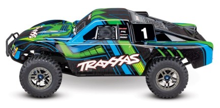 Traxxas Slash 4X4 VXL Ultimate Short Course RTR 1/10 TQi & TSM Elektrikli Rc Model Araba Yeşil - Thumbnail