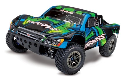 Traxxas Slash 4X4 VXL Ultimate Short Course RTR 1/10 TQi & TSM Elektrikli Rc Model Araba Yeşil - Thumbnail