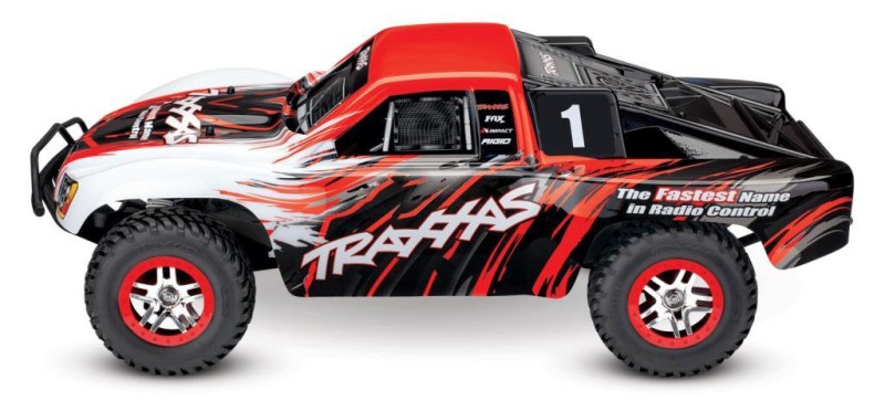 Traxxas Slash 4X4 VXL Short Course Brushless RTR 1/10 TQi & TSM Elektrikli Rc Model Araba Kırmızı