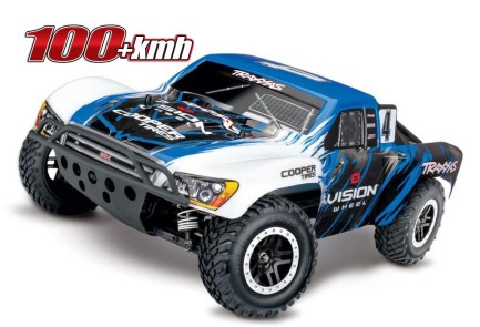 TRAXXAS - Traxxas Slash 4X4 VXL Short Course Brushless RTR 1/10 TQi & TSM Elektrikli Rc Model Araba Mavi