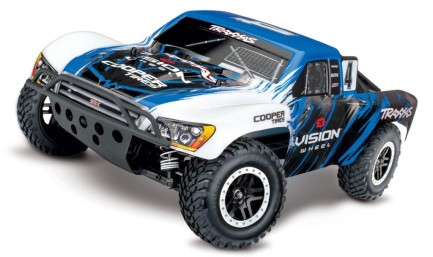 Traxxas Slash 4X4 VXL Short Course Brushless RTR 1/10 TQi & TSM Elektrikli Rc Model Araba Mavi - Thumbnail