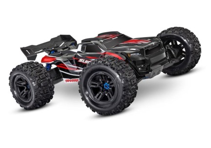 TRAXXAS - Traxxas Sledge 1/8 4X4 VXL 6S 4WD Elektrikli Rc Model Araba Brushless RTR TQi & TSM Kırmızı 