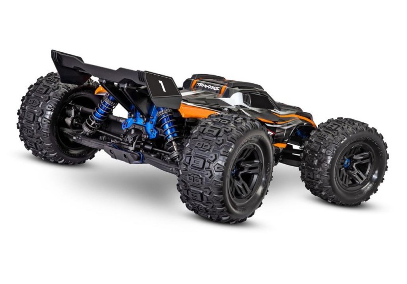 Traxxas Sledge 1/8 4X4 VXL 6S 4WD Elektrikli Rc Model Araba Brushless RTR TQi & TSM Turuncu