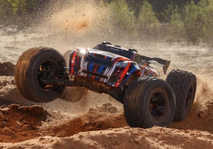 Traxxas Sledge 1/8 4X4 VXL 6S 4WD Elektrikli Rc Model Araba Brushless RTR TQi & TSM Turuncu - Thumbnail