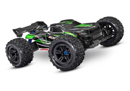 Traxxas Sledge 1/8 4X4 VXL 6S 4WD Elektrikli Rc Model Araba Brushless RTR TQi & TSM Yeşil - Thumbnail