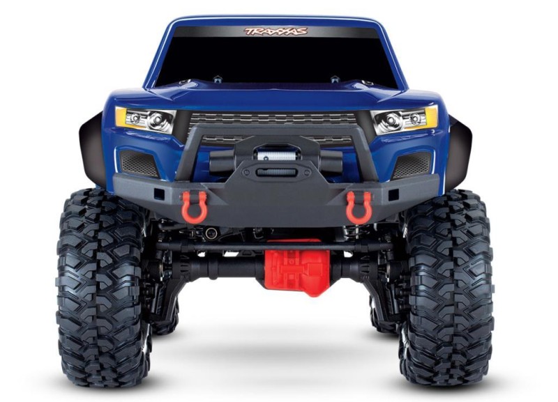 Traxxas TRX-4 Sport 1/10 Scale Trail Rock Crawler RTR TQ & XL-5 HV ESC Elektrikli Rc Model Araba Mavi