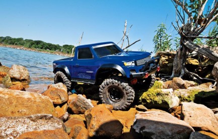 Traxxas TRX-4 Sport 1/10 Scale Trail Rock Crawler RTR TQ & XL-5 HV ESC Elektrikli Rc Model Araba Mavi - Thumbnail