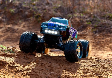 Traxxas Stampede 1/10 RTR Monster Truck Elektrikli Rc Model Araba Offroad w/LED Light Set, TQ 2.4GHz Radio Kırmızı (Batarya ve Şarj Aleti Dahildir) - Thumbnail