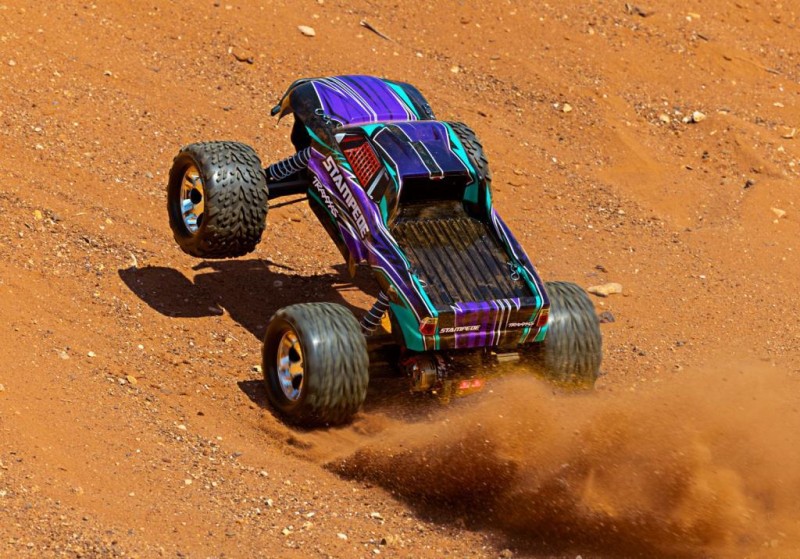 Traxxas Stampede 1/10 RTR Monster Truck Elektrikli Rc Model Araba Offroad w/LED Light Set, TQ 2.4GHz Radio Kırmızı (Batarya ve Şarj Aleti Dahildir)