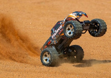 Traxxas Stampede 1/10 RTR Monster Truck Rc Model Araba 2WD w/XL-5 & TQ Kumanda 2.4Ghz Turuncu (Batarya ve Şarj Aleti Dahildir) - Thumbnail