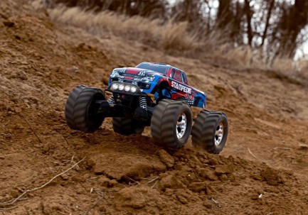 Traxxas Stampede 4X4 LCG 1/10 RTR 4WD Monster Truck w/LED Lights, TQ Kumandalı Elekrikli Rc Model Araba Kırmızı (Batarya ve Şarj Aleti Dahildir) - Thumbnail