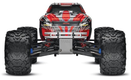 Traxxas T-Maxx 3.3 4X4 RTR 4WD 1/10 Monster Truck TQi & TSM Nitro Yakıtlı Rc Arazi Model Araba Kırmızı - Thumbnail