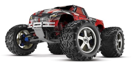 Traxxas T-Maxx 3.3 4X4 RTR 4WD 1/10 Monster Truck TQi & TSM Nitro Yakıtlı Rc Arazi Model Araba Kırmızı - Thumbnail