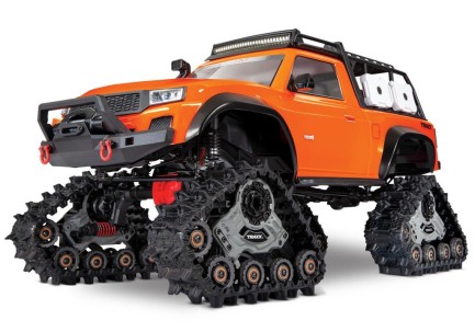 TRAXXAS - Traxxas TRX-4 Traxx Trail Rock Crawler RTR 1/10 TQ Paletli Elektrikli Rc Model Araba Turuncu