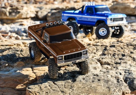 Traxxas TRX-4 1/10 F-150 Ranger XLT High Trail Edition RC Rock Crawler w/TQi 2.4GHz Elektrikli Rc Model Araba Offroad Kahverengi - Thumbnail