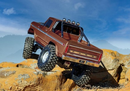 Traxxas TRX-4 1/10 F-150 Ranger XLT High Trail Edition RC Rock Crawler w/TQi 2.4GHz Elektrikli Rc Model Araba Offroad Kahverengi - Thumbnail