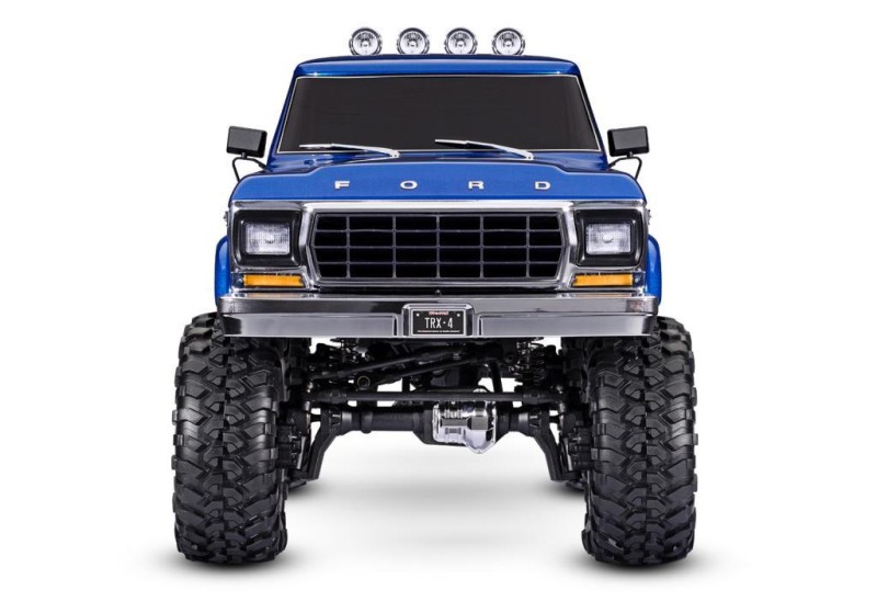 Traxxas TRX-4 1/10 F-150 Ranger XLT High Trail Edition RC Rock Crawler w/TQi 2.4GHz Elektrikli Rc Model Araba Offroad Mavi