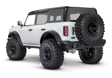 Traxxas TRX-4 1/10 Ford Bronco Scale & Trail Crawler Truck 2021 4X4 TQi Elektrikli Rc Model Araba Beyaz - Thumbnail