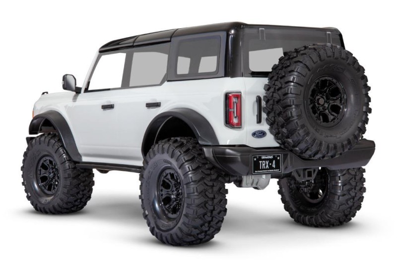 Traxxas TRX-4 1/10 Ford Bronco Scale & Trail Crawler Truck 2021 4X4 TQi Elektrikli Rc Model Araba Beyaz