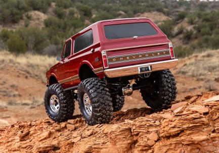 Traxxas TRX-4 Chevrolet K5 Blazer High Trail Edition RC Crawler w/TQi 2.4GHz Kumandalı Elektrikli Rc Model Araba Kırmızı - Thumbnail